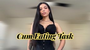 Cum Eating Task