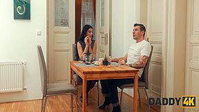 Small-titted Brunette Is Professionally Cheating On Her Bf In The Next Room 17 Min