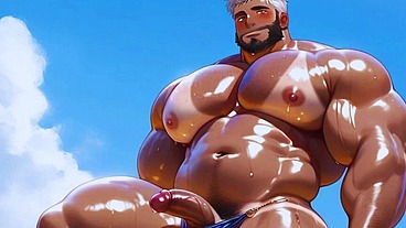 Hot old man with big ass and divorced likes to give his ass to his elderly friends