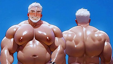 Hot old man with big ass and divorced likes to give his ass to his elderly friends