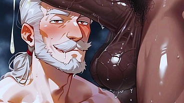 Hot old man with big ass and divorced likes to give his ass to his elderly friends