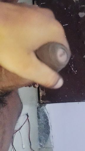 A Indian Yung Boy Playing With His Big Cock And Come