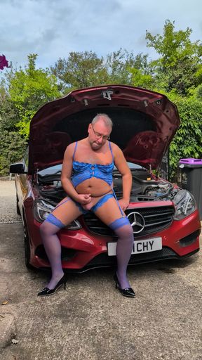 Having Fun Whilst Cumming on My Car