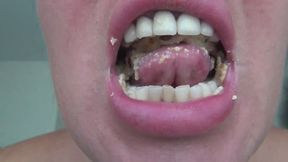 I eat a cracker and burp c