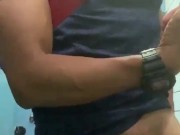 Malay gay boy public toilet jerk off