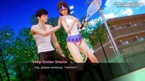 [Gameplay] Waifu Academy | Naughty Asian Teen Step Sister Sits On Step Brother's C...