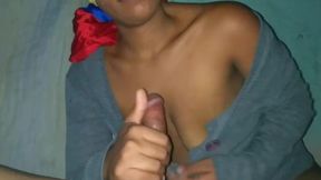 I got blown and cummed in her mouth like a dirty ho