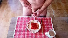 Cicci77 Makes Breakfast Of Bread, Jam, And Peach Tea For Xhams Friends!