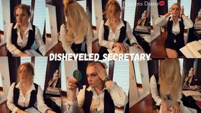 Disheveled secretary MP4