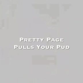 Pretty Page Pulls Your Pud