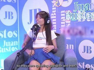 Mell's Blanco Tinny beauty LALIN GIRL reaches 24 orgasms and ends up with very soaked cunt -TINY BREASTS on Juan Bustos Podcast