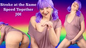 Stroke at the Same Speed Together JOI - You jerking needs to match your friend's to win this JOI Game! - Verbal Humiliation, Female Domination, Femdom, Make Me Bi, Bisexual Encouragement, Jerk Off Instruction with Mistress Mystique Hoops - MP4