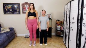 Amazon Gia and short Obie measure and compare