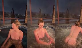 Public Hot Tub Jet Orgasm Explosion Loudest Ever