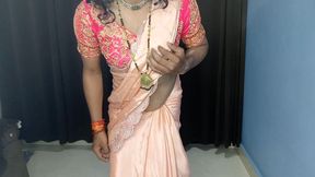 Indian hot stepmoms wearing saree last night looking so hot