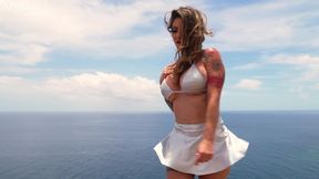 anal creampie on the cliff with lily veroni
