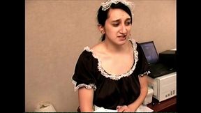 tracy & samara mae get otk belt spanked by hotel customer