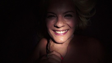 HORNY PLAYFUL BABE SMOKES AND FUCKS AT MIDNIGHT