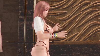 Honoka Fanservice Nude Mod Gets Big Tits and Ass Choked in Doaxvv