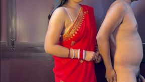 Stepmom Fucked by Horny Stepson While Doing Makeup for a Party