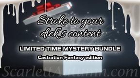 LIMITED TIME - Stroke to your dick's content - Castration Fantasy MYSTERY BUNDLE