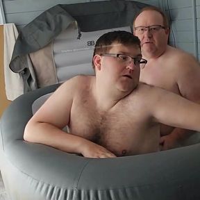 Daddy Fucks His Hairy Bear in the Jacuzzi