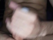 Cumming like a horse with an egg masturbator