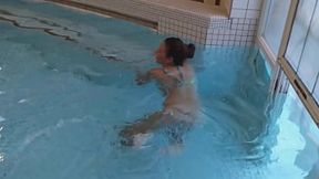 Public Spa Whores Expose their Juicy Fleshy Assets for Quick Masturbatory Release