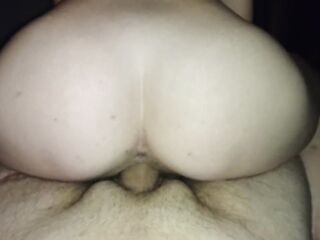 Reverse Cowgirl busting balls
