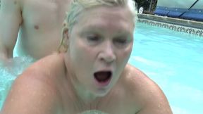 Fuck with Busty Hot Woman in Swimming Pool