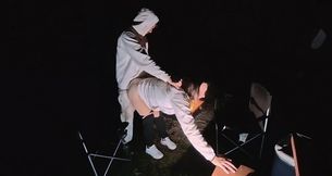 Wife Used by Big Dick Outdoors in the Forest