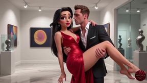 Gallery Slut's Throat Fucked &amp; Pussy Destroyed, Big Tits Whore Chokes on Cock &amp; Gets Ass Pounded