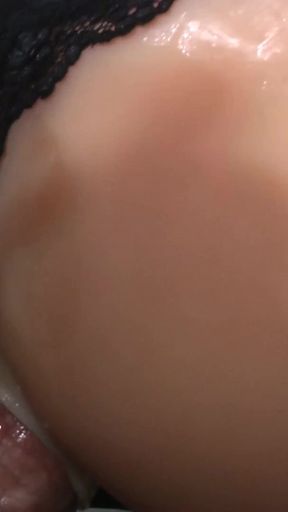 Cumming on sexy black panties   Clip 1