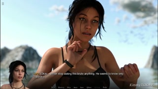 Lora Croft fucked by Big Dick Monsters on enchanted island