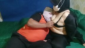 Dick Blowjob by Female Security Guard