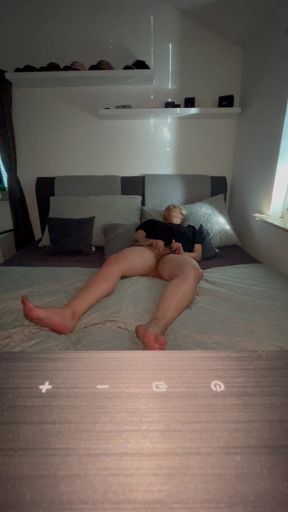 Masturbation Relax in bed Gyrate pussy and bring it to orgasm