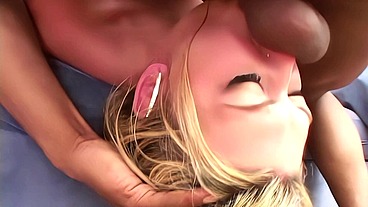 Tiffany Rayne Gangbang with Double Penetration and Cum Swallowing