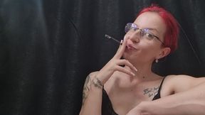 Extreme Smoking Fetish – Ash on Tongue & Cigarette Extinguish Tease (POV)