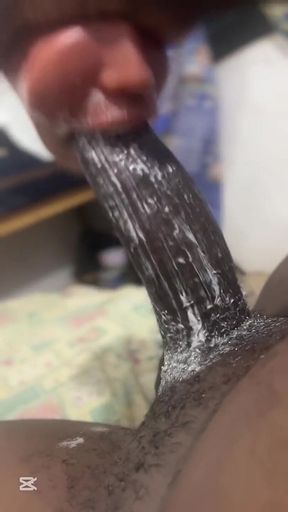 Fat Thick BBC Deep Throating Sextoy Like a Slave. He Doesn't Care