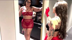 my bae brought a goth friend over to do a 3-way to give me a beautiful christmas present