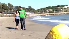 Fucking on the beach is a real pleasure for this German Milf