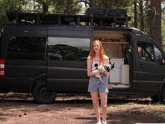 Stepsister shows off new van on her vlog