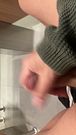 almost caught jerking off in a public bathroom