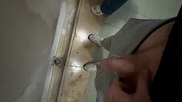 Tried to Play with a Boy's Cock at the Urinal of Public Toilets