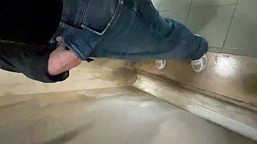 Tried to Play with a Boy's Cock at the Urinal of Public Toilets
