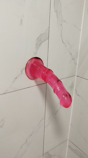 Dildos in the shower