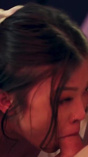 Oopsie - Harcore Trans 3-way with Lesbian Asian! Anal Fisting