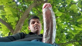 Maine Apne lambe lund ki malish outdoor activities in garden