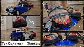 Crushing a toy car like an enraged giantess 1080FHD