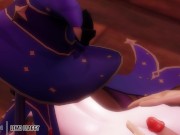 Genshin Impact - Mona's Xmas Gift [UNCENSORED HENTAI 4K R-18 MMD]
